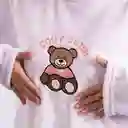Pijama Térmica Bordada De Oso. Talla L Morado