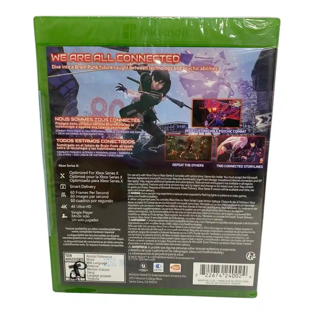 Scarlet Nexus Para Xbox Series X Físico Nuevo