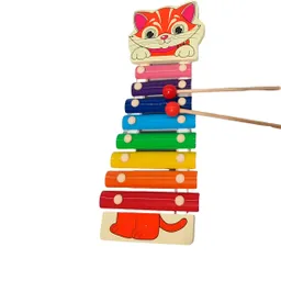 Xilófono Marimba Madera Juguete Niños Bebe Musical Gatita