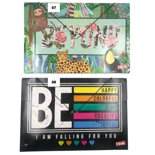 Carpeta Resorte Fuelle De Carton - Femenino