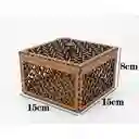 Caja De Madera Cuadrada Decorativa 2