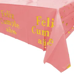 Mantel Cumpleaños Rosa