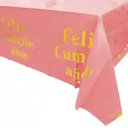 Mantel Cumpleaños Rosa