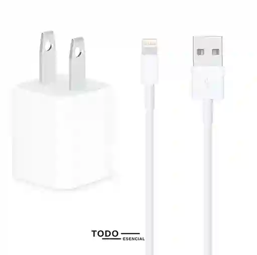 Cargador Iphone 5w Generico Lightning To Usb Cable + Cubo