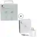 Cargador Iphone 20w Carga Rápida Tipo C Genérico Combo Cubo + Cable