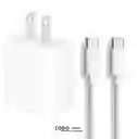Cargador Iphone 20w Carga Rápida Tipo C Genérico Combo Cubo + Cable