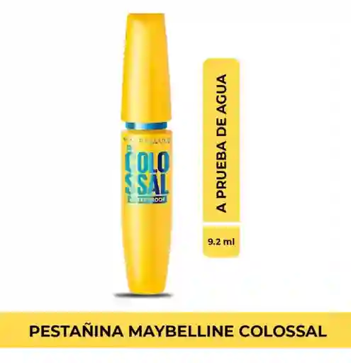 Maybelline Colosal Pestañina Negra 18ml.