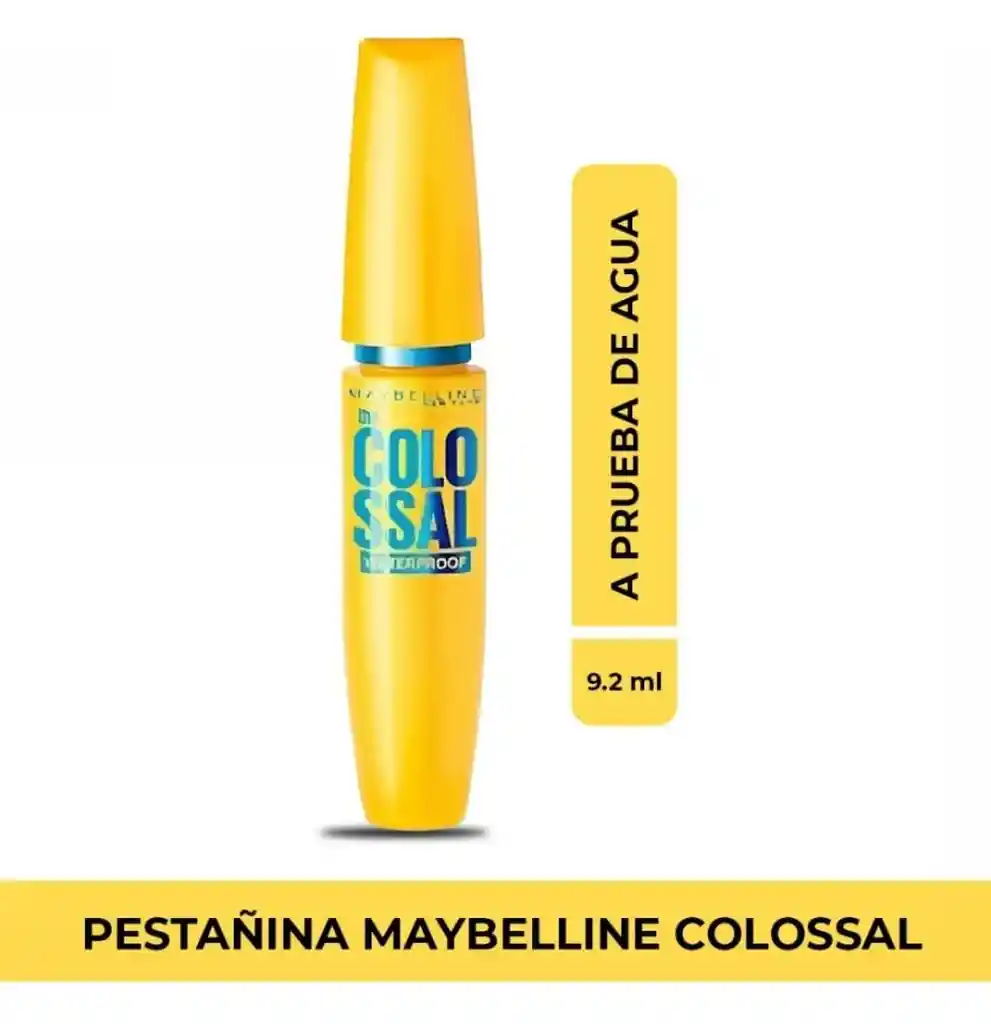 Maybelline Colosal Pestañina Negra 18ml.