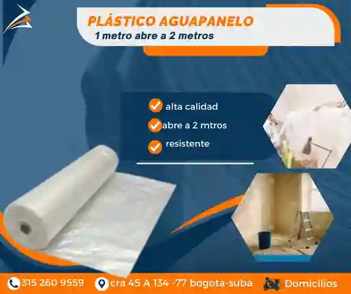 Plastico Aguapanelo De 1 Metro De Alto X 1 Metro De Largo Abre A 2 Metros Empaque Y Embalaje