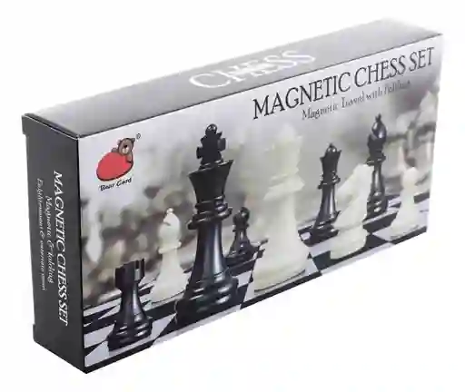 Juego De Mesa Ajedrez Magnético Plegable Para Niños Adultos