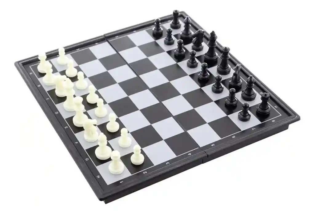 Juego De Mesa Ajedrez Magnético Plegable Para Niños Adultos