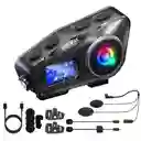 Intercomunicador Bluetooth Q58 Max Moto Pantalla Lcd, Radio Fm, Mp3, Ipx65