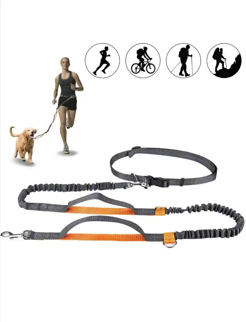 Trailla Para Perros Manos Libres Trailla Para Mascotas 160 Cm A 2 Mts