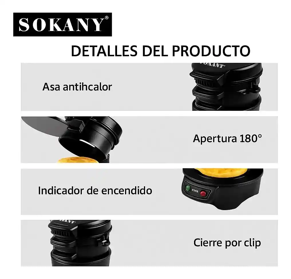 Maquina Para Hamburguesas Sokany