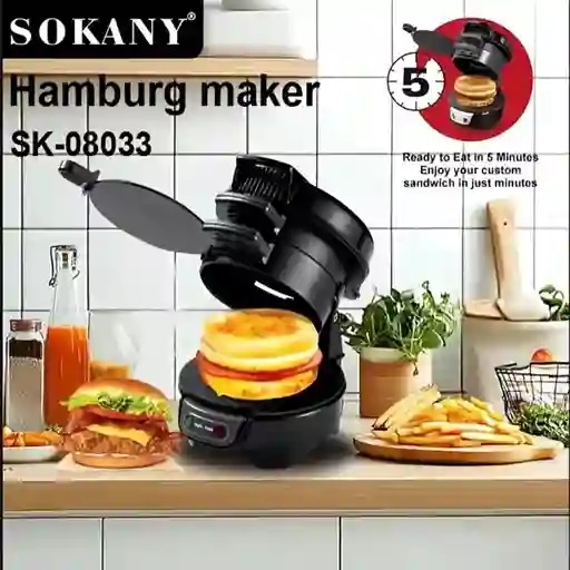 Maquina Para Hamburguesas Sokany
