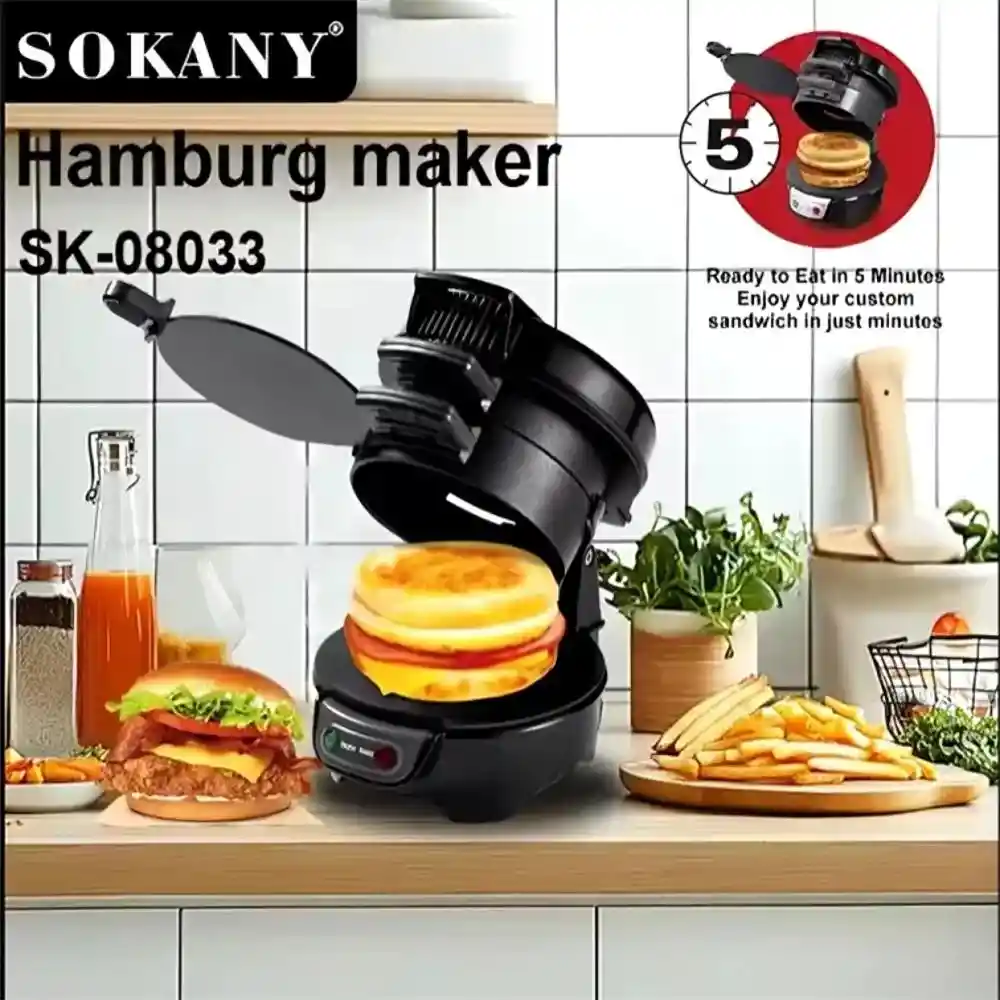 Maquina Para Hamburguesas Sokany
