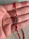 Manilla Roja San Benito 8 Bolas Plata 925