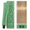 Igora Zero Amm (sin Amoniaco) 9-0 Rubio Muy Claro Natural 60 Ml