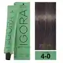 Igora Zero Amm (sin Amoniaco) 4-0 Castaño Medio Natural 60 Ml