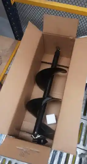 Broca Para Taladro De Tierra Ahoyador Ancho 15cm Largo 80cm