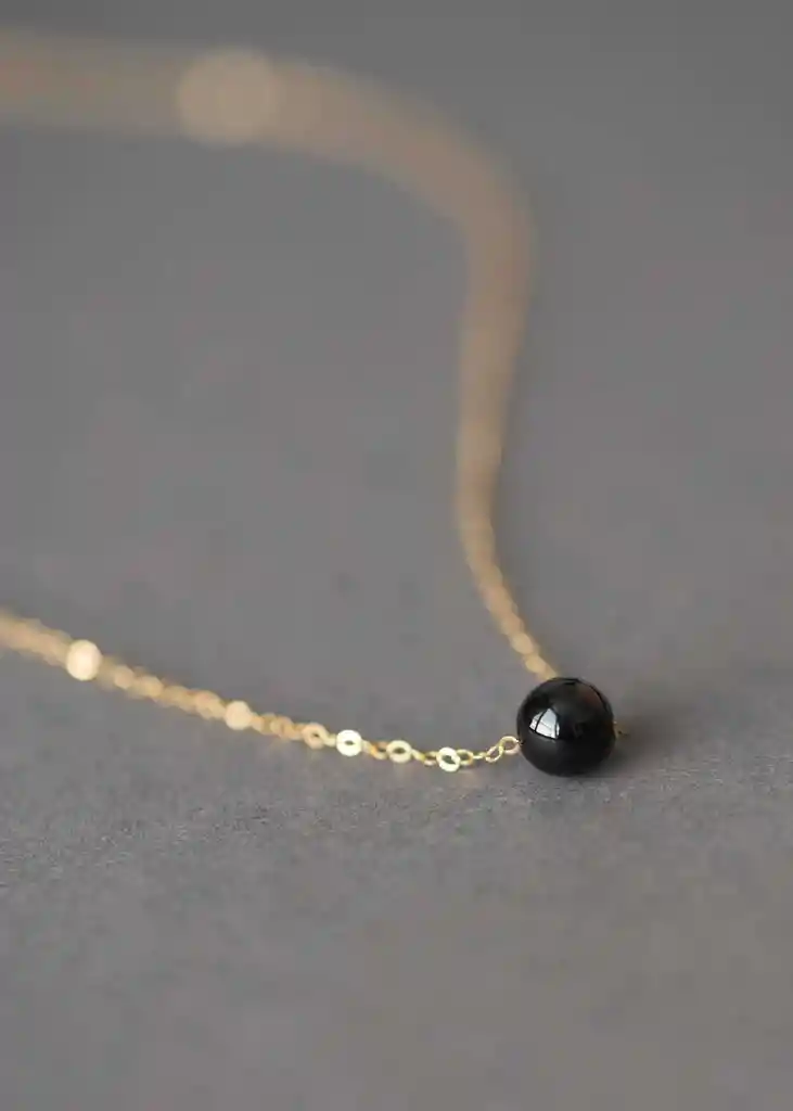 Collar Escudo De Onix