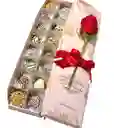 Fresas Con Chocolate. Detalle De Amor Y Amistad. Caja Rosada X 16 Fresas Y Toppings