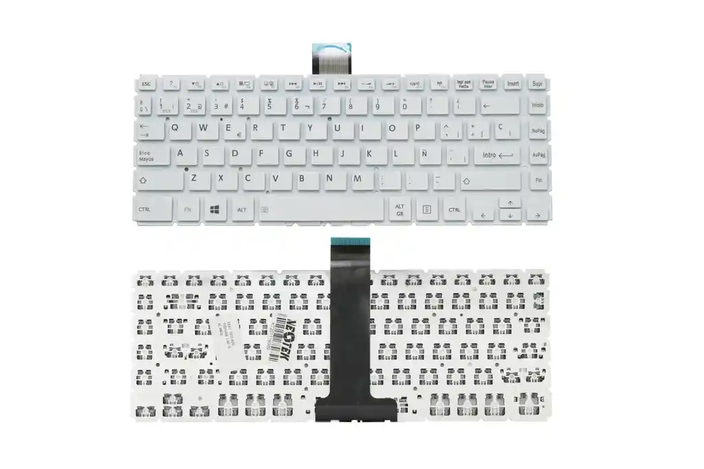 Teclado Toshiba L40-b Blanco