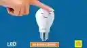 Plafon Roseta Plastica + Bombillo Led 12w