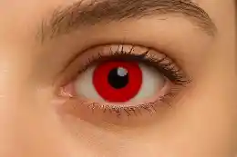 Halloween Lentes De Contacto Rojo