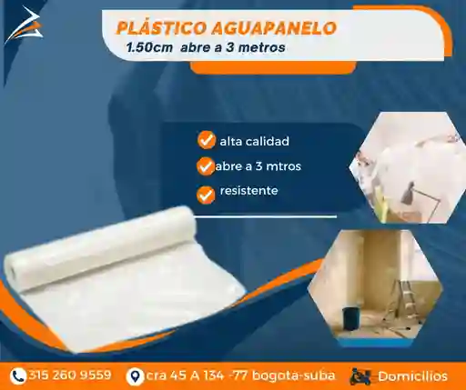 Plastico Aguapanelo 1 Metro De 150 Cm De Alto Abre A 3 Metros Empaque Y Embalaje