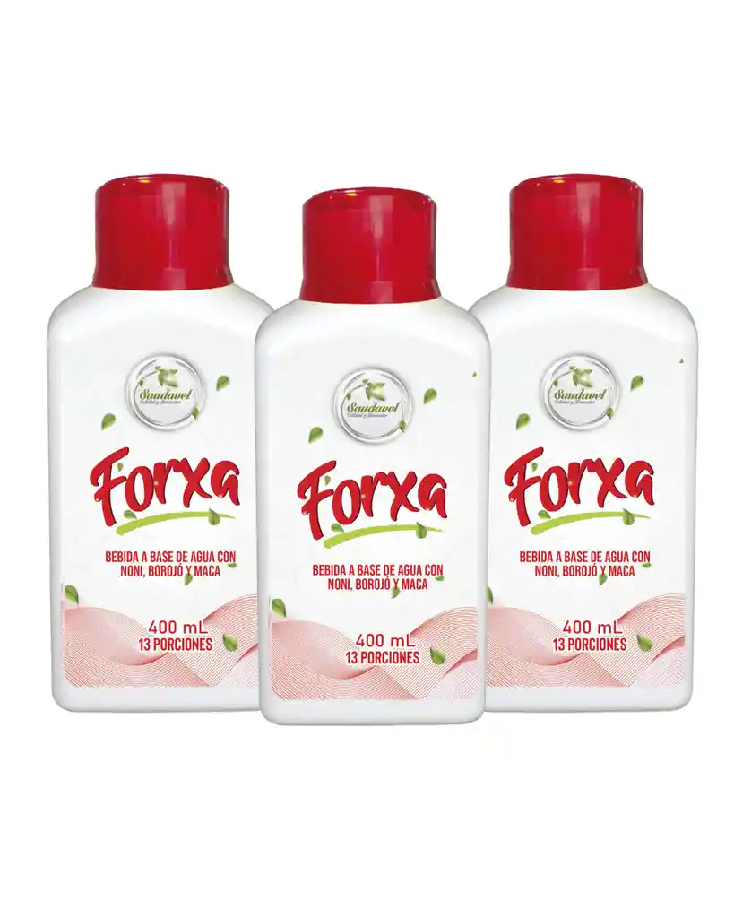 Forxa De Saudavel Noni Borojó Y Maca X 3u