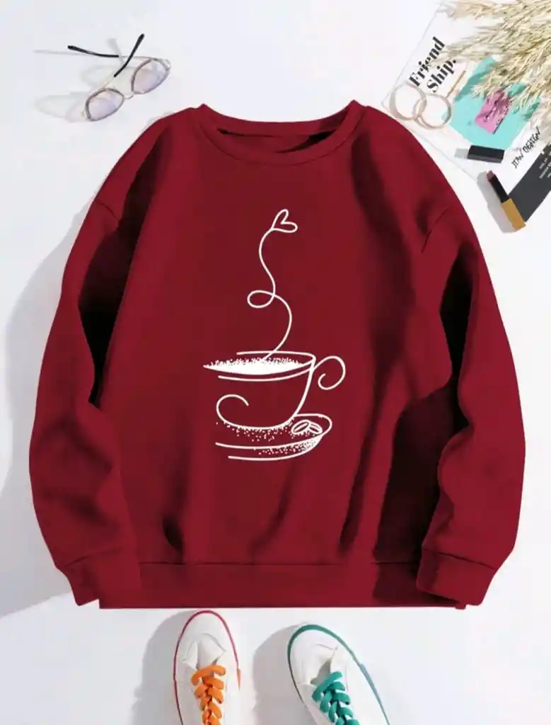 Buzo Coffee Lover Oversize Cozy Mood