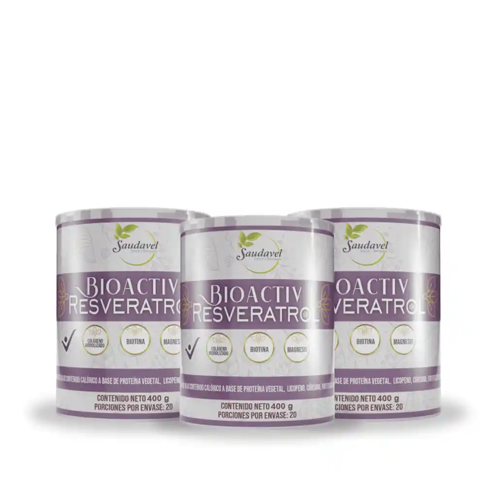 Resveratrol Bioactiv De Saudavel X 3u