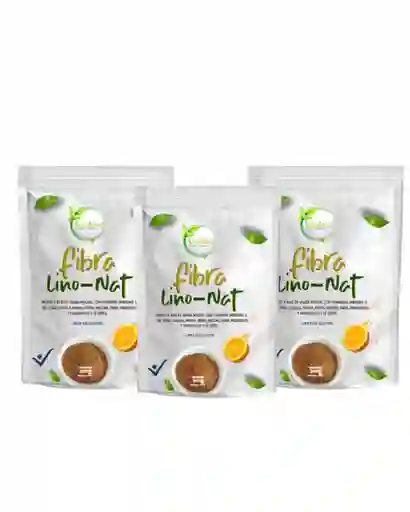 Fibra Natural Con Linaza Lino Nat De Saudavel X 3u