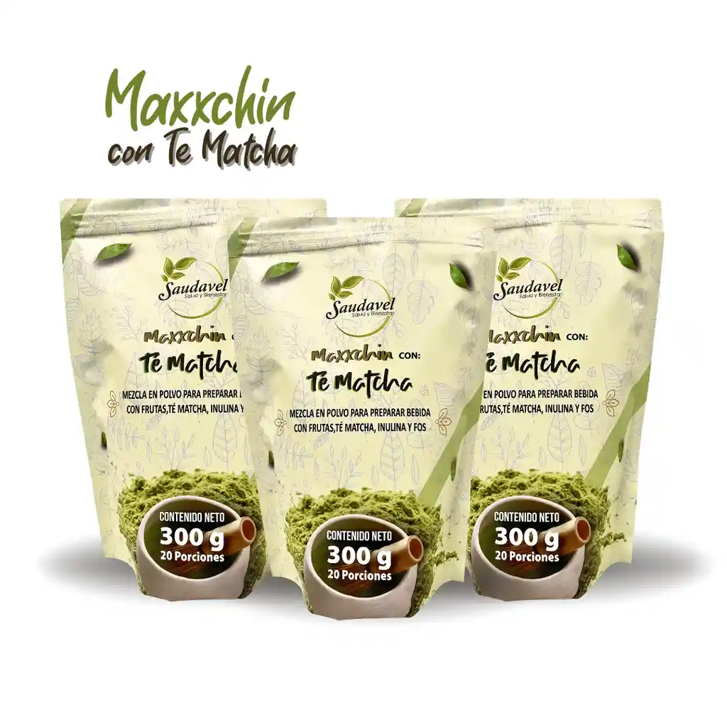 Té Matcha Maxxchin De Saudavel X 3u