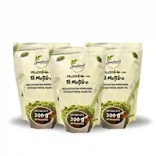Té Matcha Maxxchin De Saudavel X 3u