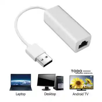 Adaptador Convertidor Usb A Ethernet 2.0 Gigabit Rj 45 Lan Cable De Red