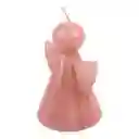 Vela Santini Angel 8x11cm Rosado Parafina