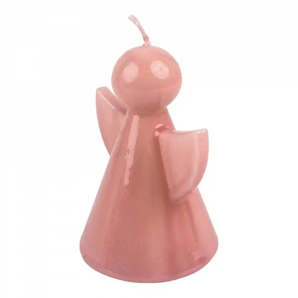 Vela Santini Angel 8x11cm Rosado Parafina