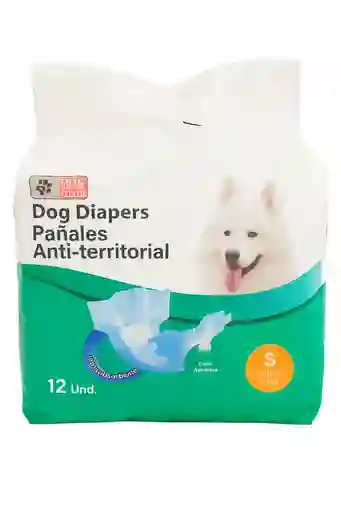 Pañal Postquirurgico Y Macho Antiterritorial Talla S 12und