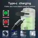 Linterna Recargable Usb Transparente 5w – 500mah Con Zoom, Imán Y 8 Modos De Luz