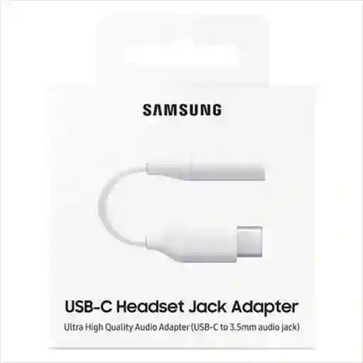 Adaptador Samsung Headset Jack Tipo C A 3.5 Mm