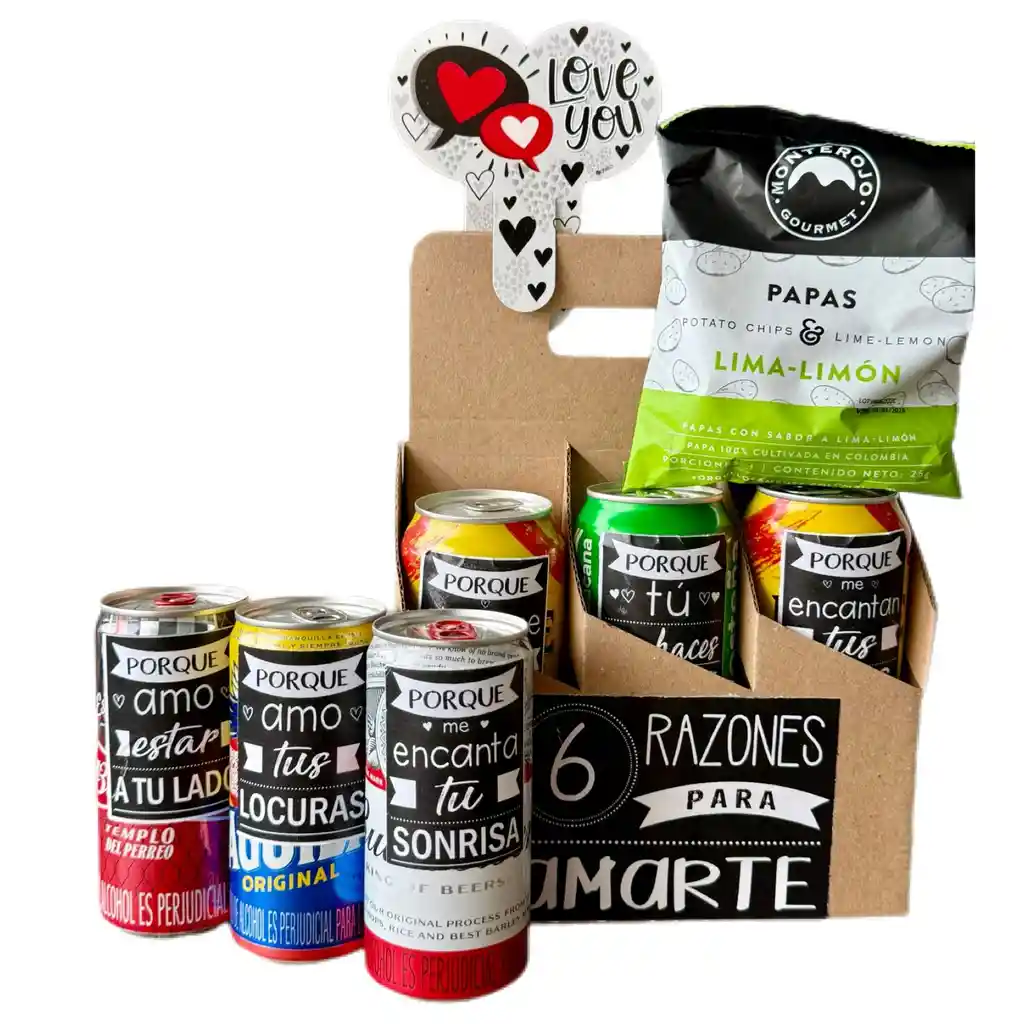 Kit 6 Razones Para Amarte