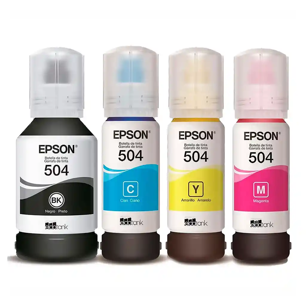Tinta Epson T504 Original Para Impresoras L4150 L4160 L4260 L6161 L6171 L6191 L6270 L14150 X4 Unidades