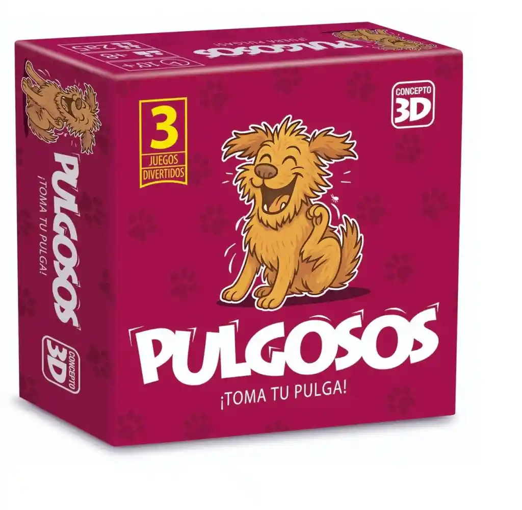 Juego De Cartas Pulgosos Diversión En Familia Para Niños