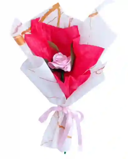 Rosa Rosada Unicornio Eterno