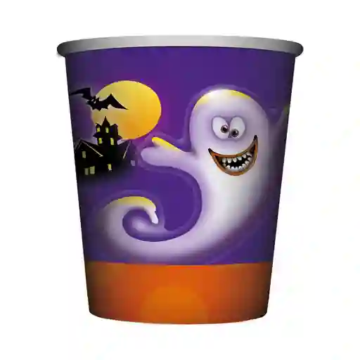 Vaso Halloween Noche 9 Oz X 8 Unidades Sempertex