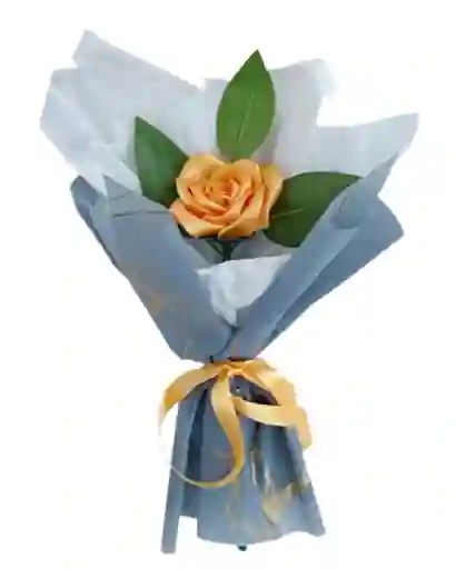 Rosa Amarilla Amatista Eterna