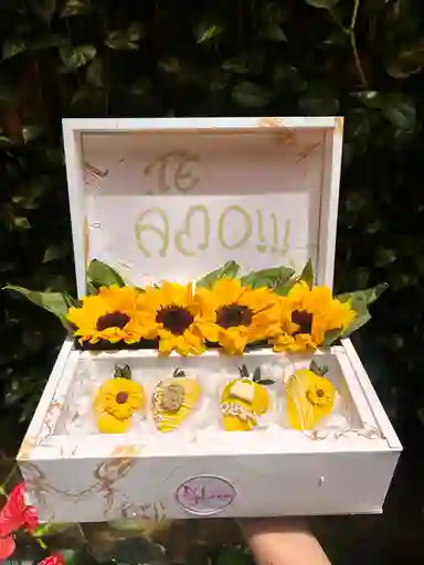 Caja Marmoleada Tentacion Amarilla