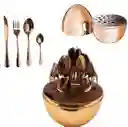 Set Juego Cubiertos Huevo Acero Inoxidable Duradero